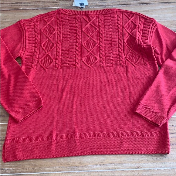 Barbour Weymouth Knit Red Sweater Size US 12 - Picture 11 of 16